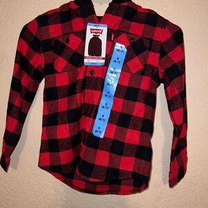Levi's Classic Red and Black Checkered Shirt